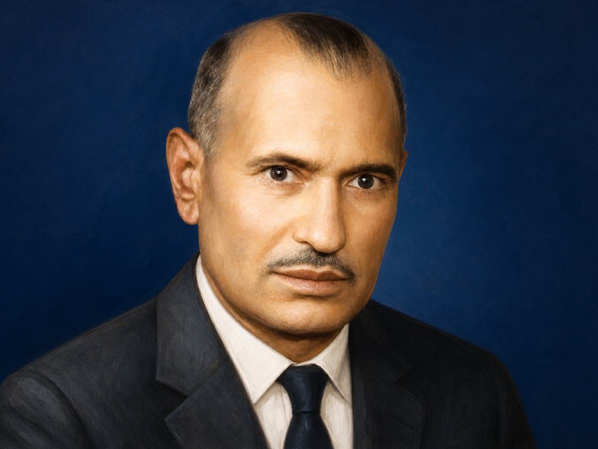 Gul Pacha Ulfat — modern portrait illustration, Pashto poet and scholar