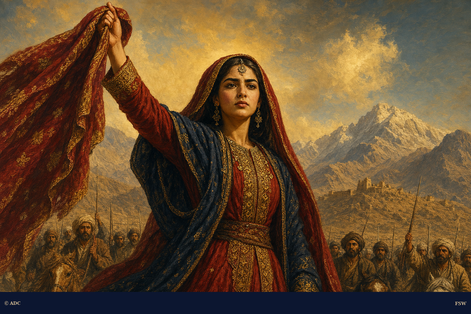 Malala Maiwand - Afghan heroine of the Battle of Maiwand, July 27 1880